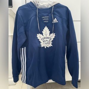 Toronto Maple Leafs Adidas Mens Locker Room Skatelace Hoodie